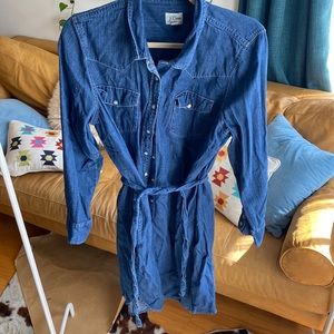 J. Crew Denim Shirt Dress